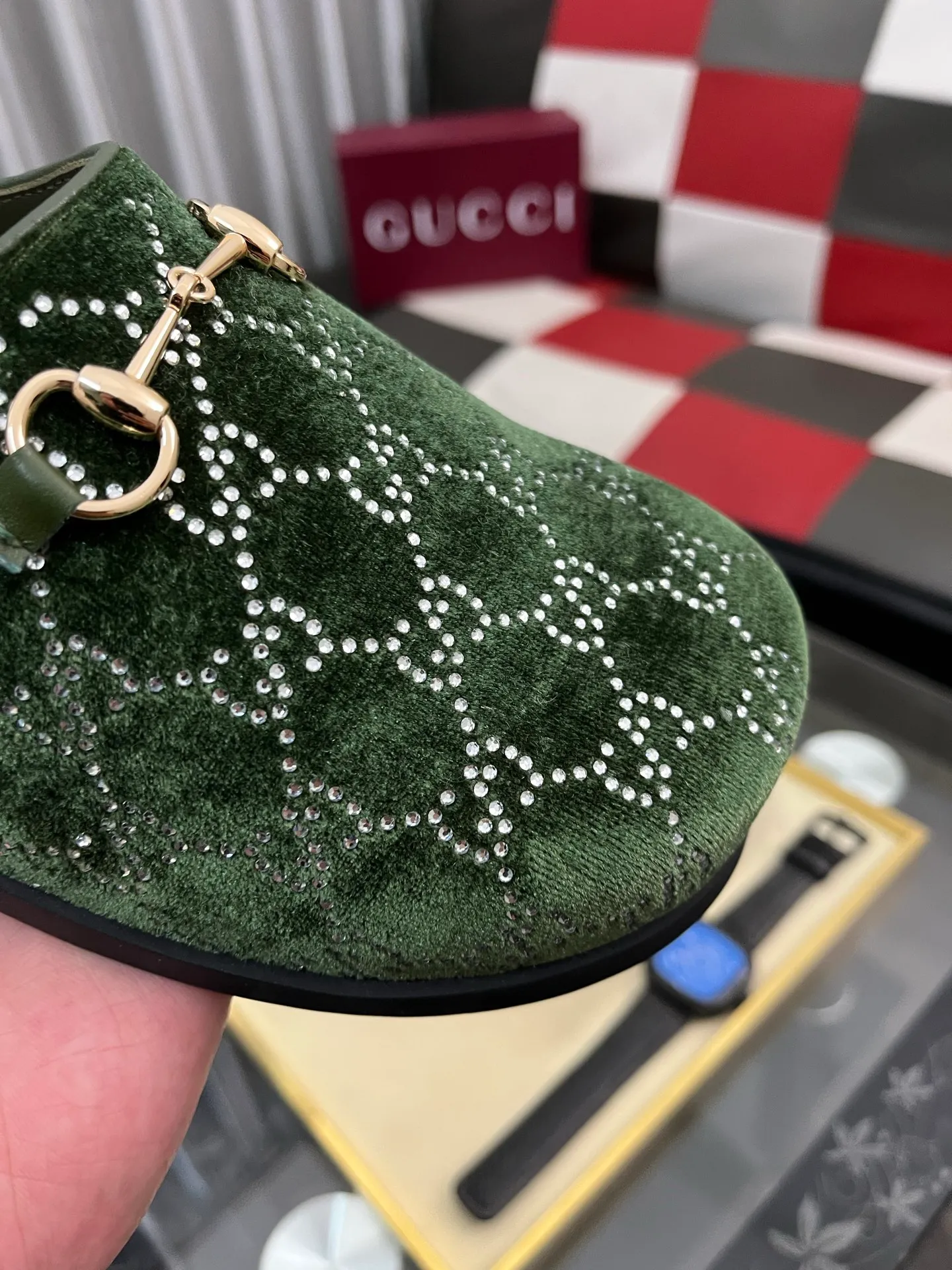 Ex-factory price: 460⌚️⌚️[Gucci] 2025 new season half-slip men's shoes, made of Italian imported first-layer frosted cowhide➕sheepskin lining, original hardware buckle, original combination of wear-resistant outsole, real shot 🎬 very comfortable on the feet, 4️⃣ colors available in sizes 38-44